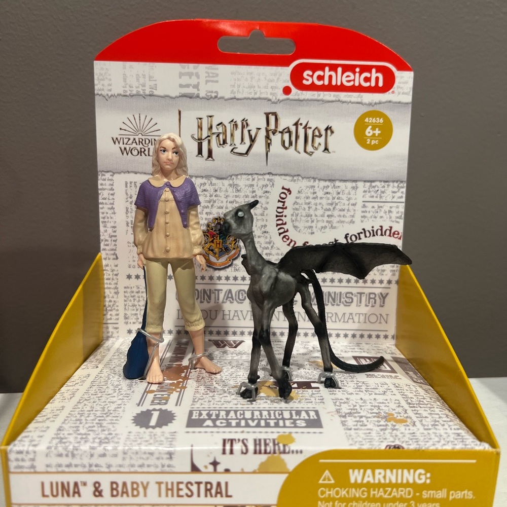 Schleich Harry Potter Luna & Baby Thestral Action Figure Set